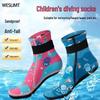 3MM Kids' Non-slip Beach Socks: Warm Diving Protection for Winter Swimming and Snorkeling