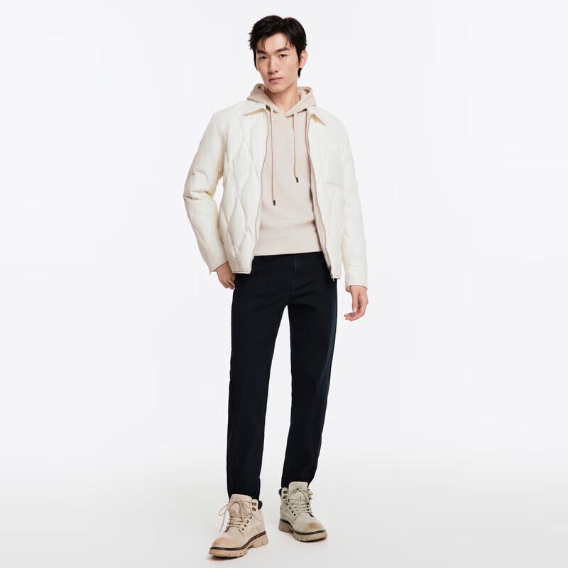 JOEONE Men's Wool Blend Straight-Leg Jeans