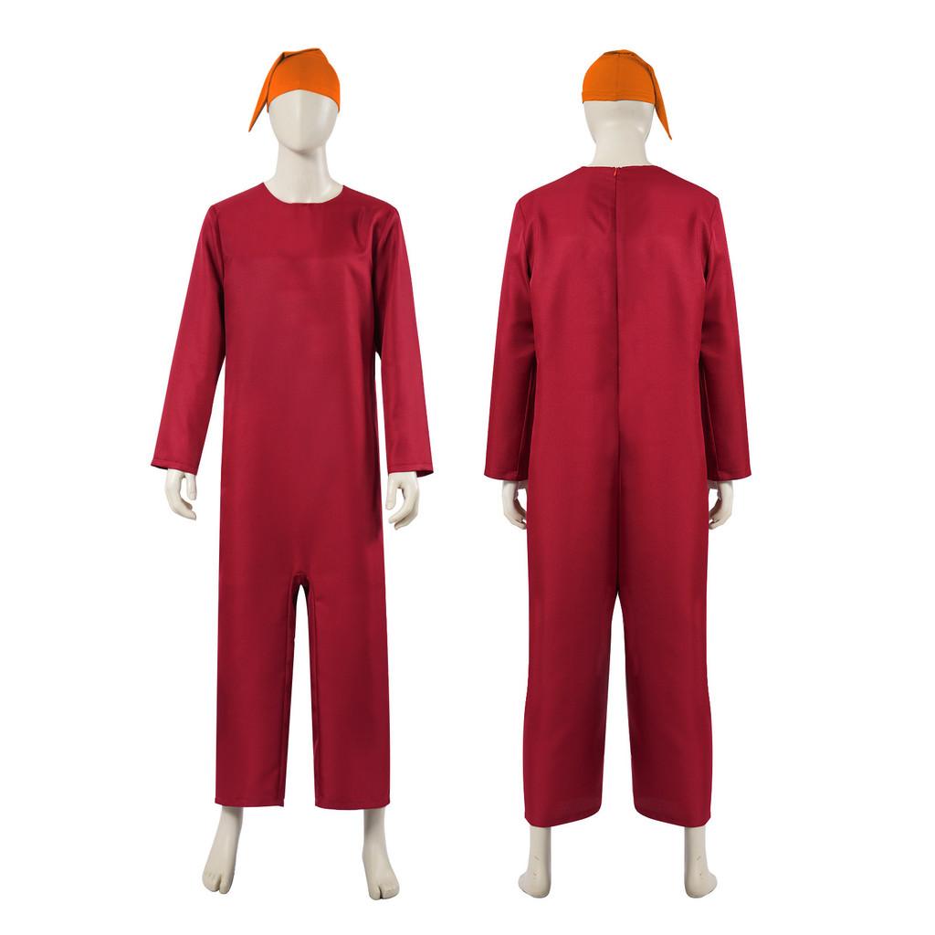 Snow Dwarves White Red Set Live Stage Performance Costume Cosplay Costume Film