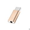 Metal USB Type C To Audio USB 3.1 To 3.5mm AUX Jack Mini Portable Earphone Adapter for Xiaomi Huawei