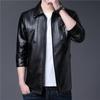 Leather Jacket Men's Casual Jacket Spring and Autumn Korean Version Trend Loose Youth Handsome Lapel Locomotive Clothing