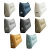 Triangular Headboard Pillow Bed Wedge Pillow with Side Pocket Headboard Back And Waist Support Cushion for Daybed Reading Relaxing
