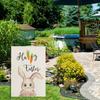Garden Flag Double Side Happy Easter Rabbit Pattern Hanging Banner Flag Scene Layout Prop