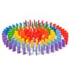 Todoribro Wooden Rainbow Domino 350p, Popular Korean Game