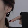 2024 Women's Minimalist Irregular Hoop Earrings - High-End Niche Design Jewelry