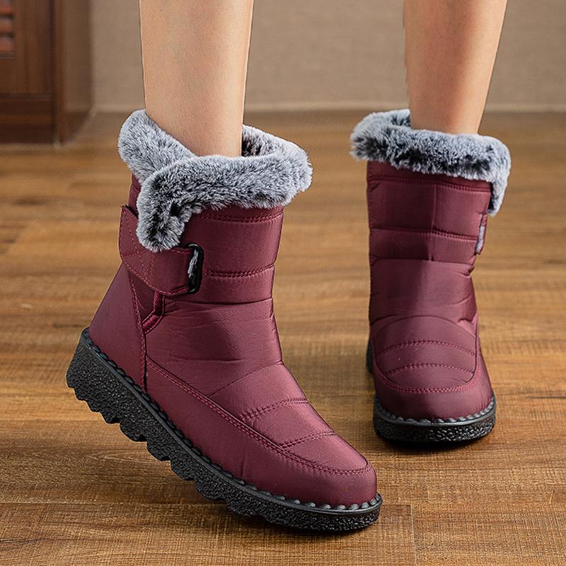 Fashion Women Boots Snow Soft Ladies Shoes Platform Women Shoes Plush Keep Warm Women's Boots Flat New Botas Mujer Winter Boot Female