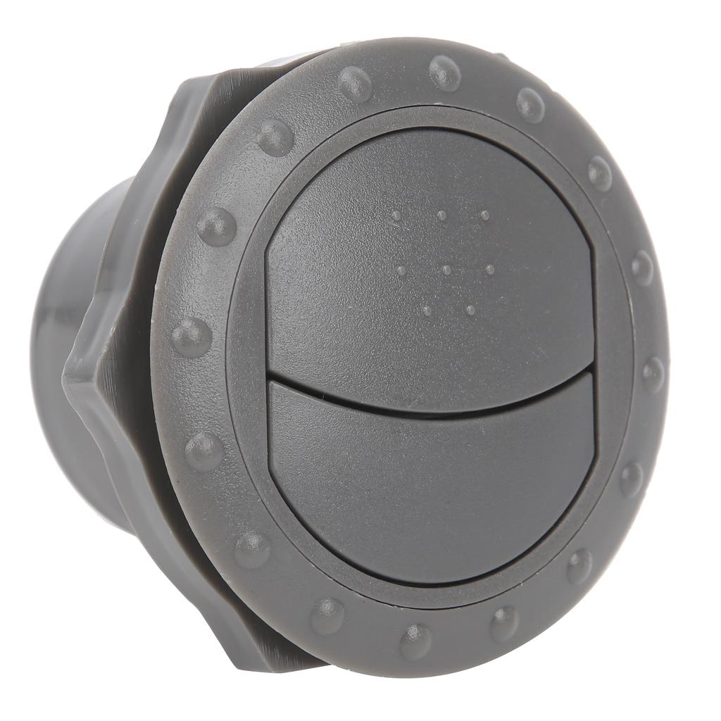 Car Air Conditioner Outlet Vent Trim Knob Style Round Maintenance for RVs Buses BoatsGray