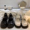 Female British Style Jk Heightening Bow Summer Cute Platform Small Leather Shoes 2025 New Retro Mary Jane Single Shoes