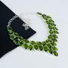 Beautiful Peridot Gemstone Handmade 925 Sterling Silver Necklace, Peridot Silver Necklace For Wife, Unisex Necklace, Party Waer Gift