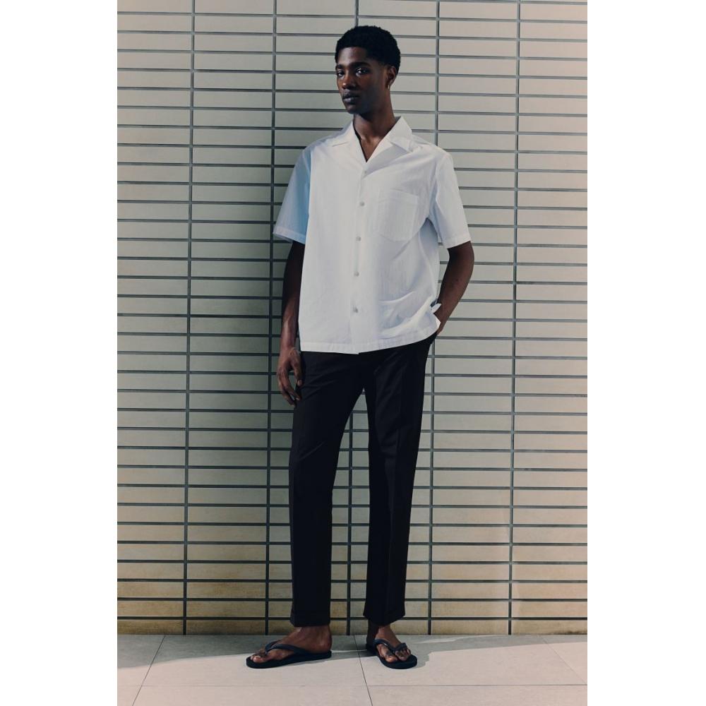 H M Regular Fit Tailored Jogger Pants Black