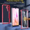 Coque - BOOLING - pour Samsung Galaxy A05s - Rouge - Rigide - Protection 360 Degré - Anti-Rayure