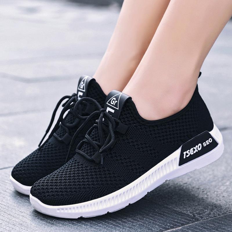 Shoes Women's 2025 Summer New Foreign Trade Women's Shoes Breathable Women's Casual Shoes Sports Shoes Women