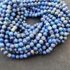 Matt Blue Lapis Lazuli Beads, Grade A Gemstone Round Loose Beads, Natural Lapis Lazuli Beads, 6MM 8MM 10MM Size.