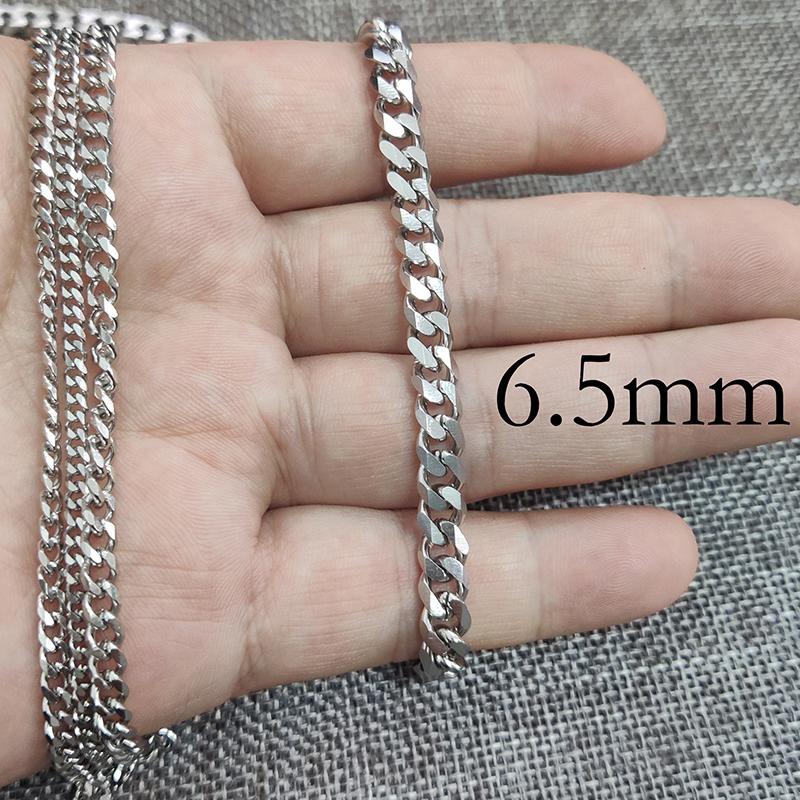 10 Pieces Stainless Steel Cuban Link Necklace For Men Women Tarnish Free Heavy Curb Chain Necklace Choker 16 18 20 22 24 Inches
