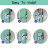 Safety Right Angle Stainless Steel Door Locks Bolt Door Buckles Door Hasp Door Latch