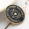 3cm For Teachers Student Black Letter Symbol Brooches Pin Periodic  Table