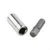 1/4 Square Drive To 1/4 Hex Shank Adapter Converter For Impact Drill Securely