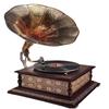 Replica Fully Working Handmade  Record Player Win Up Home Decor Phonograph Gift