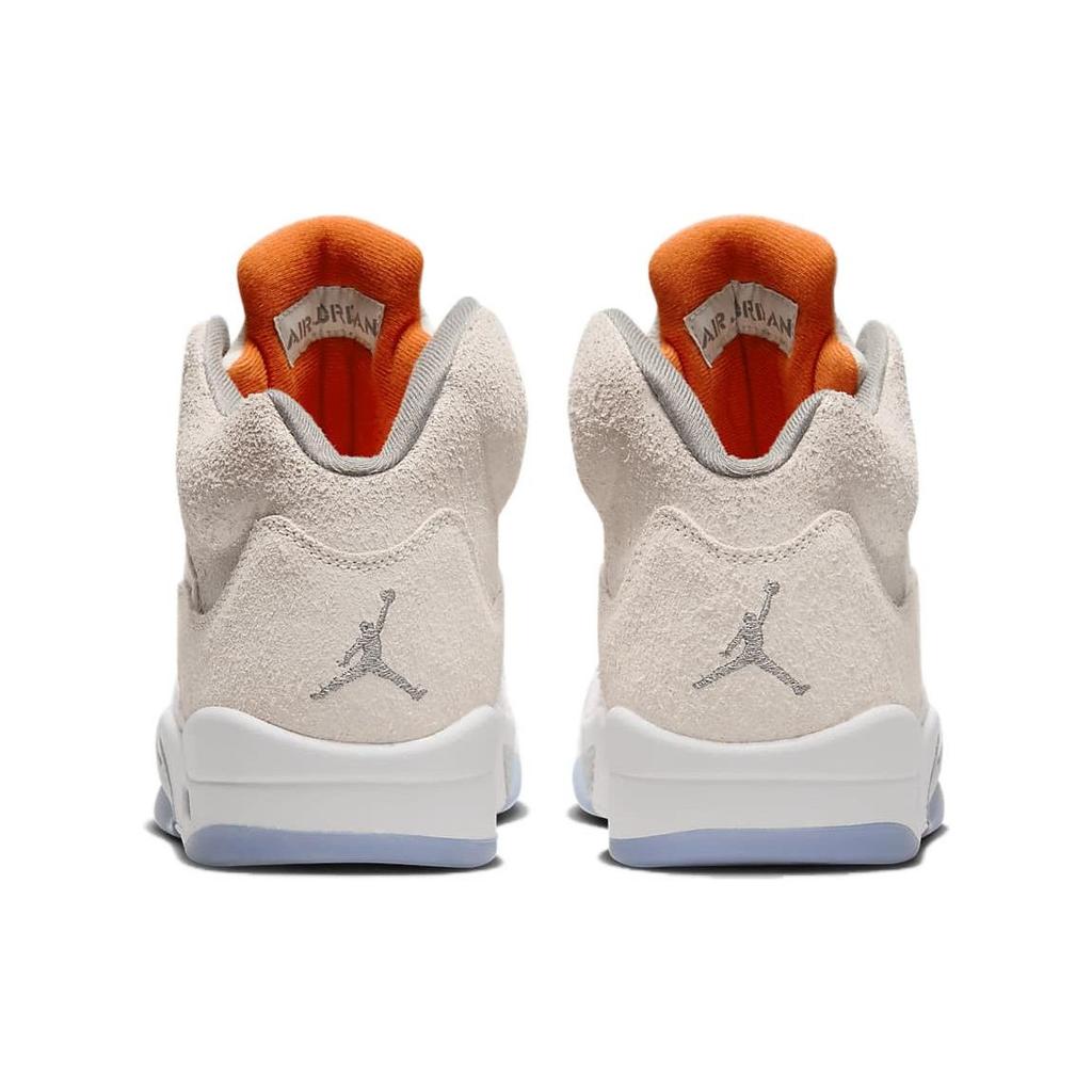 Air Jordan 5 Retro SE Craft Light Orewood Brown Men Sneakers Cream Safety-Orange Flat-Pewter FD9222-180