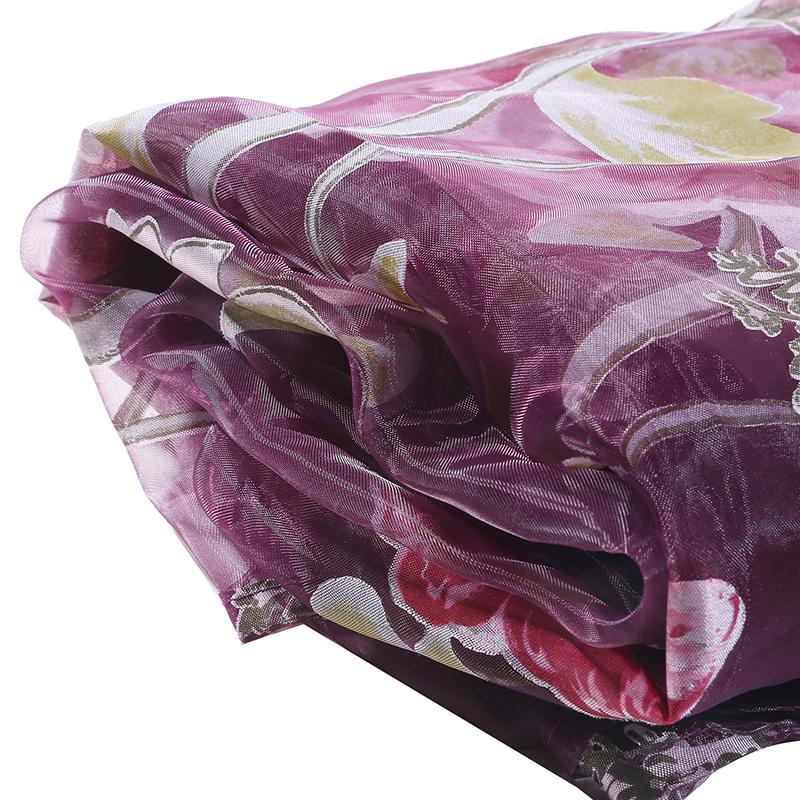 1PC Peony Curtain Line Hanging 100*200cm Door Window Room Divider Curtain Valance Amazing