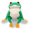Shinada Global Mochi Series Mochikaeru Frog Green (XL) 35 X 35 X 50cm Plush Frog Animal MOKR-0880G