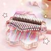 Transparent Acrylic Kalimba 17/21 Keys Fingers Piano Keyboard Instruments Portable Gift Leisure and Entertainment Music Accessories