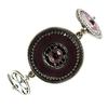 Les Trésors De Lily [E2567] - Designer Bracelet 'Byzance' Purple Gray