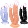 Double-Ended Dildo for Women - Dual-Sided Silicone Penis Toy, Flexible Strap-On Compatible, Realistic G-Spot & Anal Stimulator