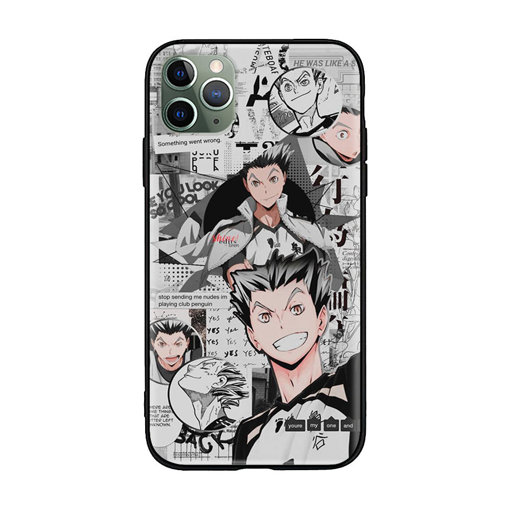 W-2 Haikyuu Anime Soft Case for Xiaomi Redmi 10A 10C 12C 13C 9A 9C 9T A3 A3X Note 8 9 10 11 12 13 Poco F5 F6 M6 X3 X6 C50 C51 C55 C65 Pro Plus 4G 5G