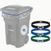 Garbage Can Bands Cord Lord Design Adjustable Large Trash Can Rubber Bands Fits Trash Cans for Kitchen Tables Party