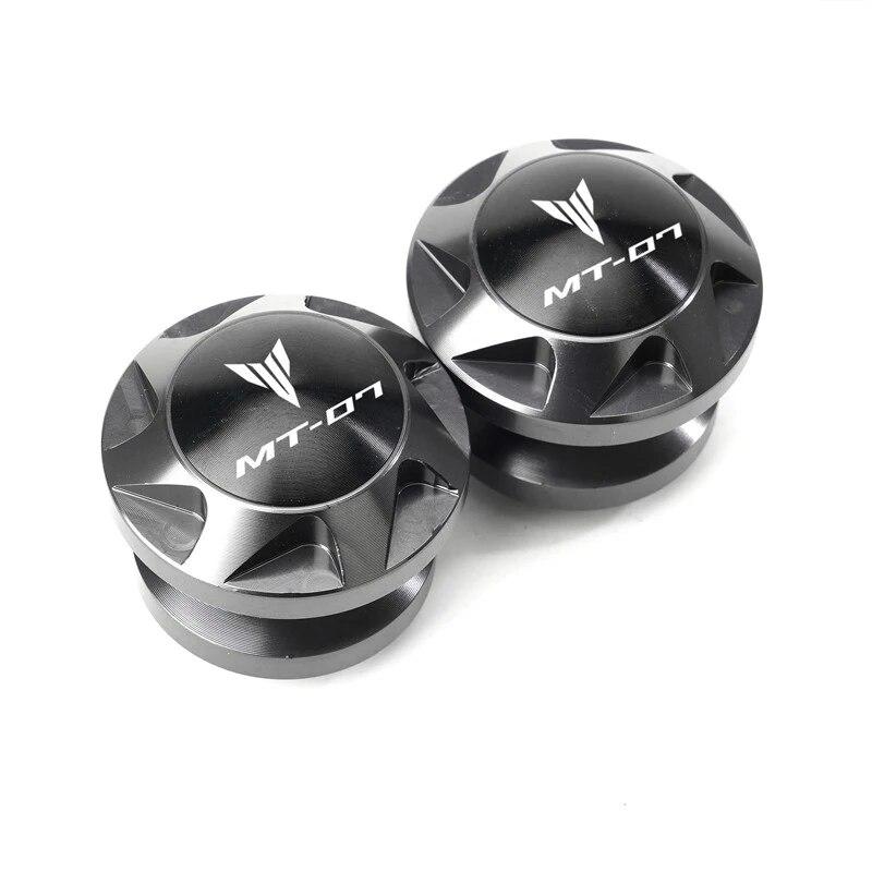 Moto Accessories Aluminum CNC Swingarm Sliders Spools Fit For YAMAHA MT03 MT25 MT09 MT10 MT 09 10 03 TRACER MT07 900 GT 900GT