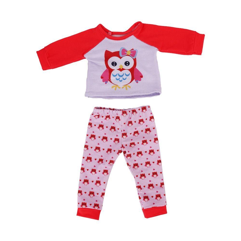 Toy Changing Dressing Game Playing House Dolls Pajamas Shirt Pants Mini Home Wear Doll Clothes