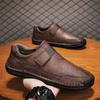 Men’s Leather Sneakers Low-top Casual Shoes Plus Size 39-46