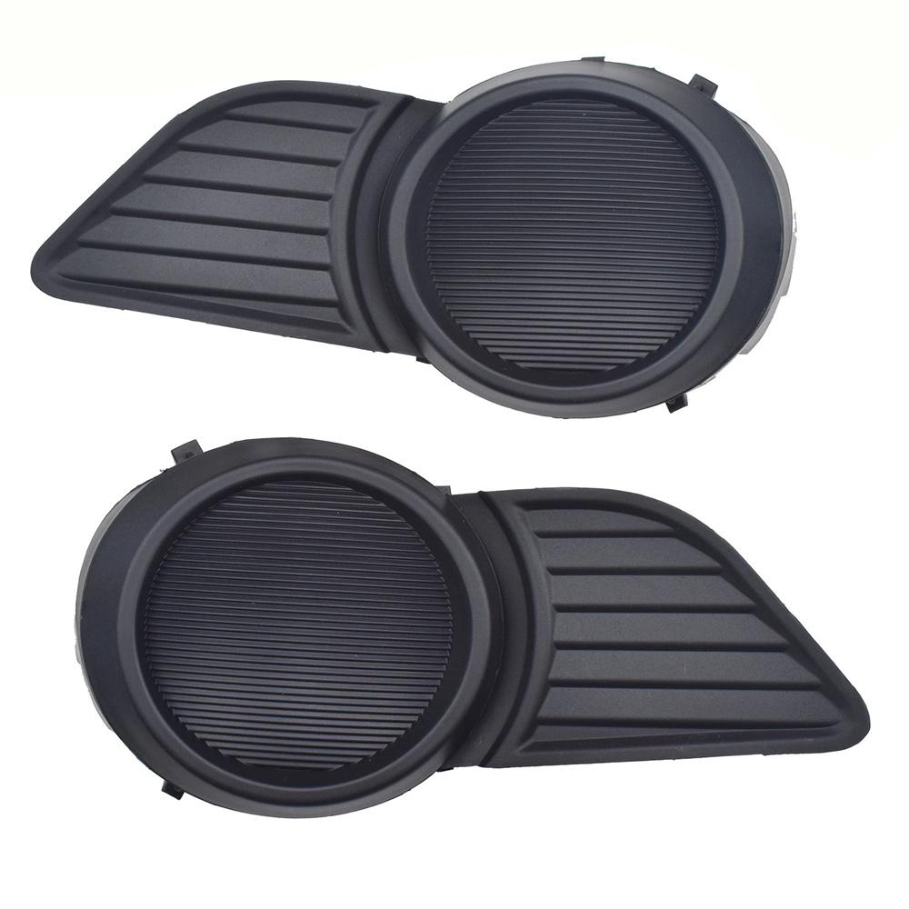 2x Черная накладка передней противотуманной фары для 2011-2017 Toyota Sienna 5212708020 5212808020