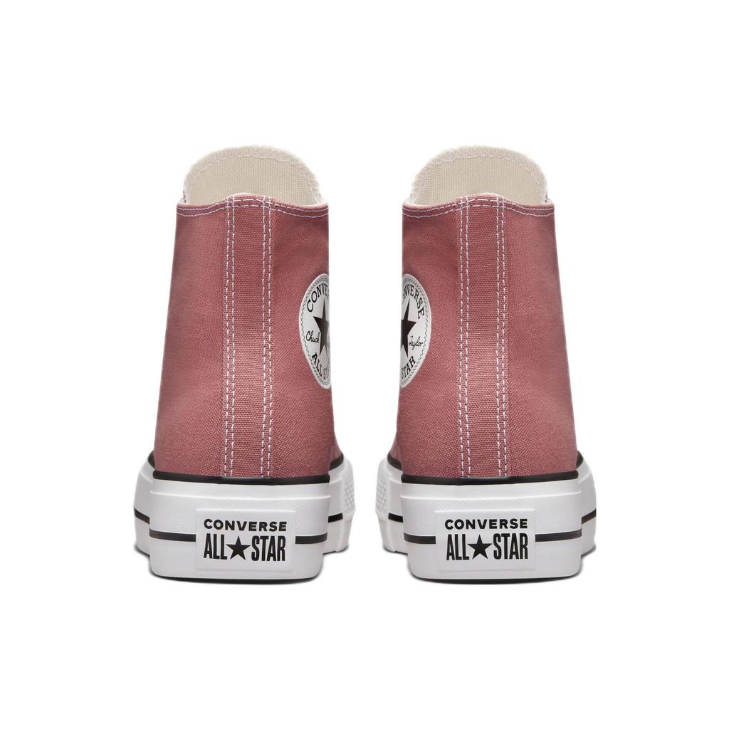 Converse Chuck Taylor All Star Lift Platform Seasonal Color High Top Canvas Shoes Women Sneakers Red-Brown A01367C