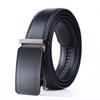 Belt Men's Alloy Automatic Buckle Cowhide New Trendy Automatic Buckle Pants Belt Business Casual Young and Middle Aged Leather Belt