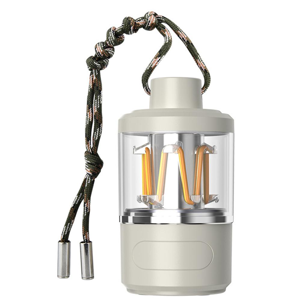 Integrated LED Desktop Lantern Emergency Rechargeable Hanging Tent Light for Home Power Outages Car Repair Camping Gear