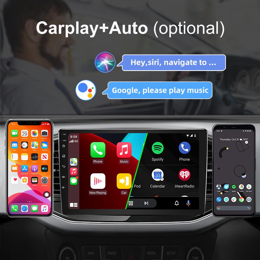 Universal Android Player Toyota 7inch 2 Din Car Radio Carplay Navigation GPS WiFi RDS DSP AM