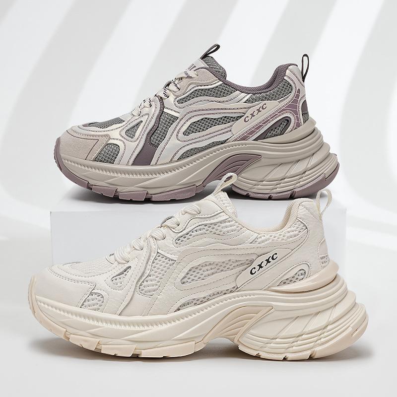 Sports Shoes Casual Women's Summer New Platform Dad Shoes Heightened Versatile Breathable Fashion Women's Sports Shoes