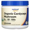 Organic Cordyceps Mushrooms, Unflavored, 100G(3.5Oz)
