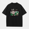 Hot Summer Men's T-Shirt LABUBU Printed Short Sleeve Oversized Tops Daily Versatile Clothing