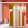 Bathroom Thickened Waterproof Curtain Mildew Proof Shower Curtain Shower Partition Curtain Shower Curtain Bathroom Curtain Free Perforation