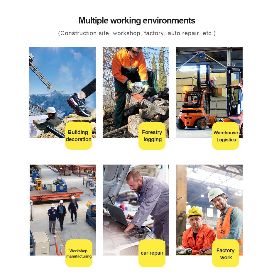 Labor Protection Shoes Men's Anti-smashing Anti-puncture Cotton Shoes Anti-slip Waterproof Steel Toe Work Shoes Women's Safety Shoes