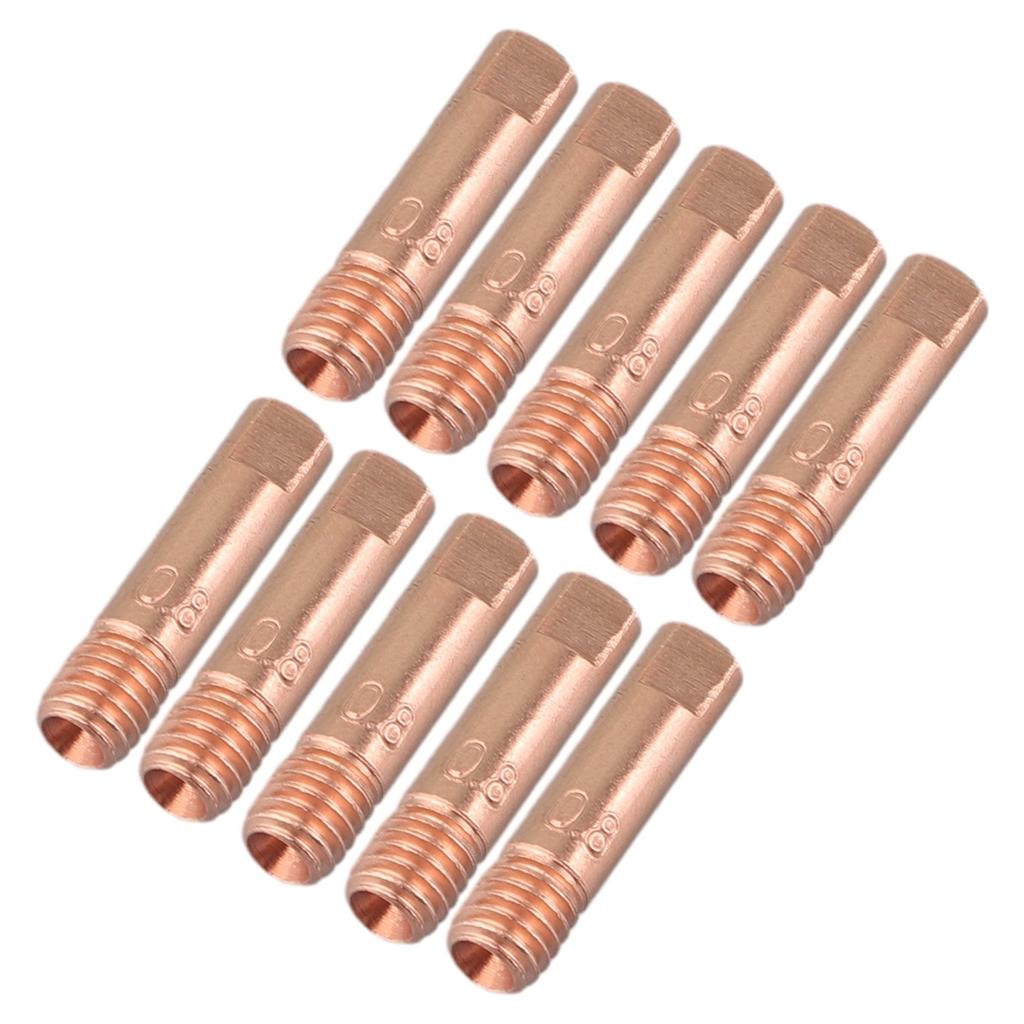 Kits Nozzles Copper 256mm 0.8 1.0 1.2mm MB-15AK MIG MAG Welding