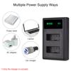 Andoer LP-E12 USB Intelligent Charger & Battery Kit 1PCS Dual Channels Camera Battery Charger +