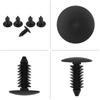 100Pcs  Car Door Trim Bumper Rivets Clip Screws Push Fastener Retainer Clips