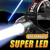 2025 High Power Rechargeable LED Outdoor Headlamp with 3 Modes, Type-C Charging Head Flashlight for Fishing, Hiking, Car Repair