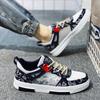 Spring 2025 New Men's Shoes Breathable Student White Shoes Trendy Versatile Lightweight Casual Board Shoes For Motorcycle