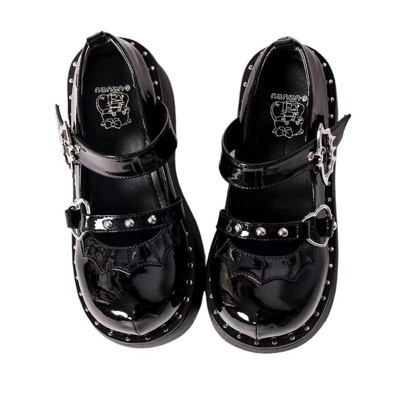 Women's Shoes Woman Spring Summer 2025 Lolita Mary Jane Platform Pumps On Heels Wedge Sandals Kawaii Cute Casual Cosplay Girls