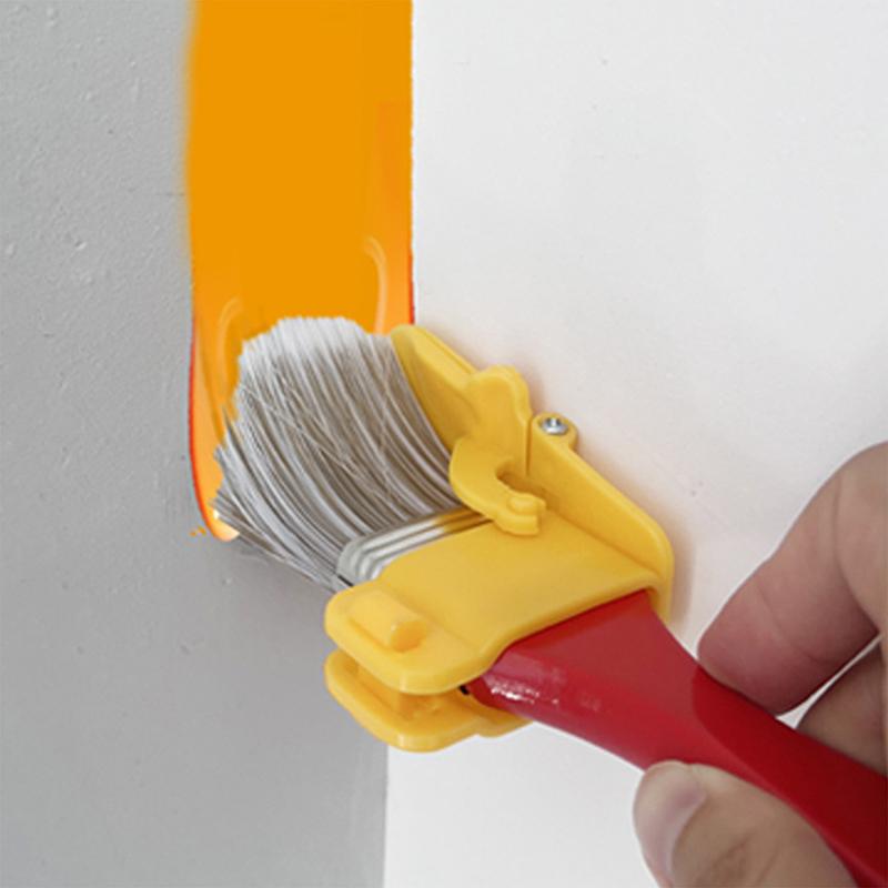 2Pcs/Set Edging Color Separation Paint Brush Handheld Paint Edger Tool Ideal For Indoor and Outdoor Use On Walls and Ceilings